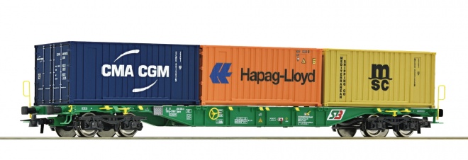 Container car of STB<br /><a href='images/pictures/Roco/Roco-76917.jpg' target='_blank'>Full size image</a>